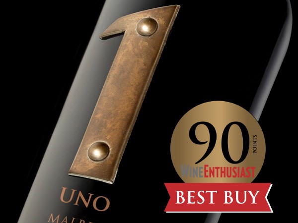 90pts For our UNO Malbec Best Buy